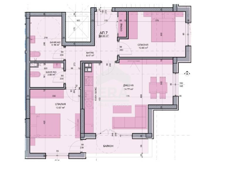 De vânzare  2 dormitoare Sofia , Orlandovți , 103 mp | 20043935