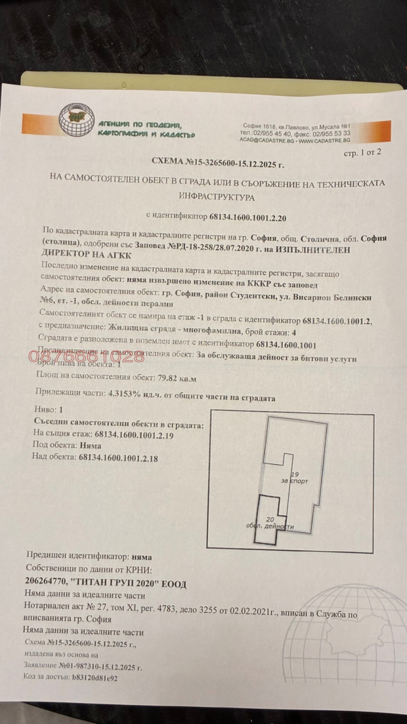 Продава бизнес имот, гр. софия, студентски град