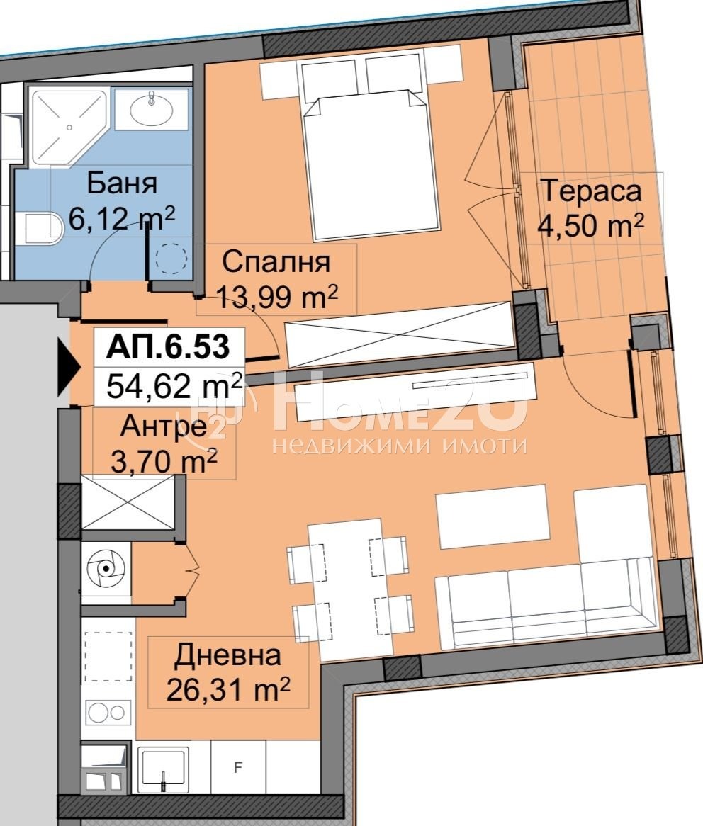 Продава 2-СТАЕН, гр. София, Овча купел, снимка 6 - Апартаменти - 56375509