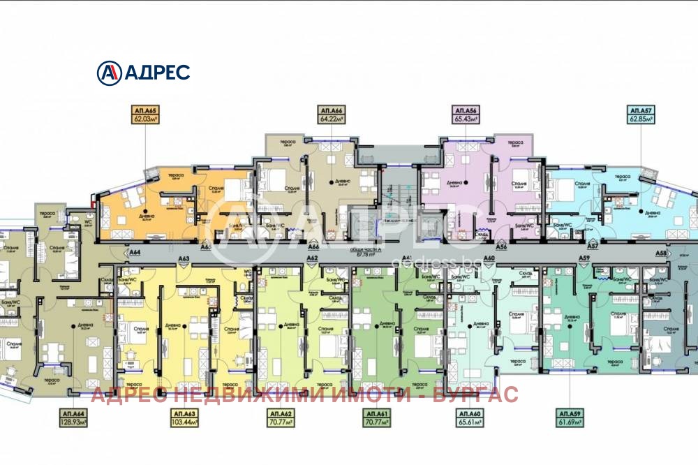 Продава МНОГОСТАЕН, гр. Бургас, област Бургас, снимка 3 - Апартаменти - 53793972