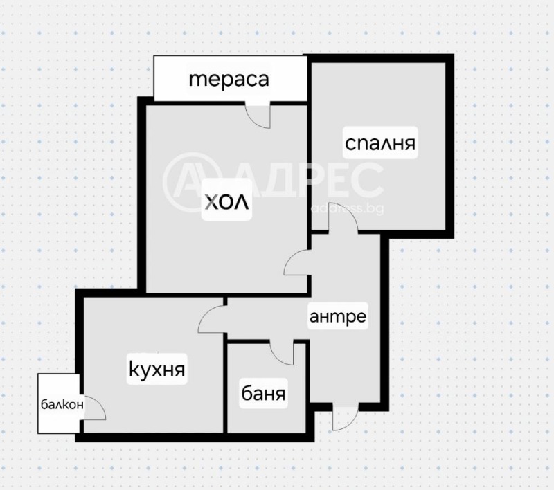 En venta  1 dormitorio Sofia , Sujata reka , 61 metros cuadrados | 65418117