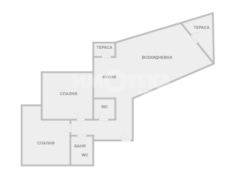 Продава 3-СТАЕН, гр. Варна, Чайка, снимка 2 - Aпартаменти - 48959635