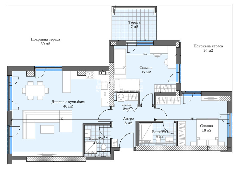 Продава 3-СТАЕН, гр. Пловдив, Кършияка, снимка 4 - Апартаменти - 49956456