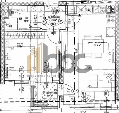 Zu verkaufen  1 Schlafzimmer Sofia , Mladost 4 , 61 qm | 59906132 - Bild [2]