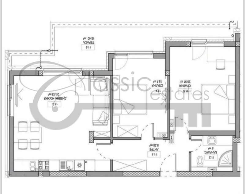 Продава 3-СТАЕН, гр. София, Овча купел, снимка 6 - Aпартаменти - 46584567