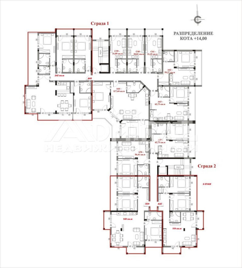Te koop  2 slaapkamers regio Boergas , Sveti Vlas , 119 m² | 67816115 - afbeelding [15]