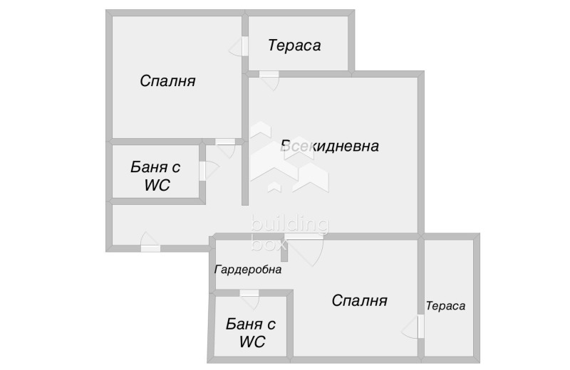 Til salg  2 soveværelser Plovdiv , Hristo Smirnenski , 85 kvm | 53648455 - billede [12]