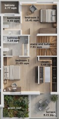 Продава  Къща град Варна , м-т Манастирски рид , 280 кв.м | 20836897 - изображение [11]