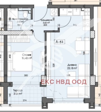 На продаж  1 спальня Пловдив , Кършияка , 67 кв.м | 63272837