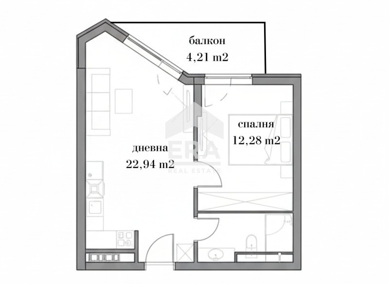 Продава 2-СТАЕН, гр. София, Орландовци, снимка 7 - Апартаменти - 55722448