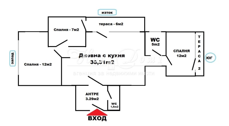 Продава 3-СТАЕН, гр. София, Бояна, снимка 8 - Aпартаменти - 49311540