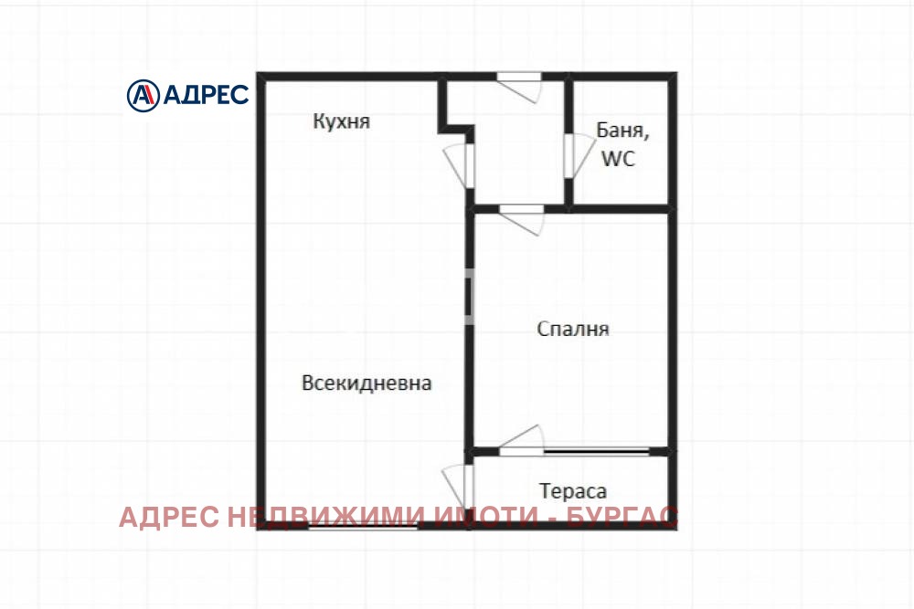 Продава 2-СТАЕН, гр. Бургас, Славейков, снимка 4 - Апартаменти - 54102900