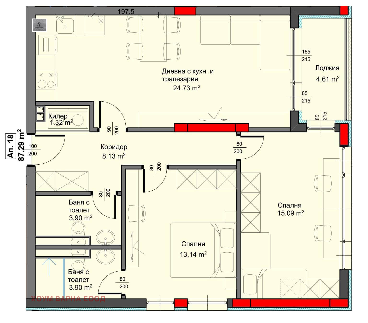 Продава 3-СТАЕН, гр. Варна, Аспарухово