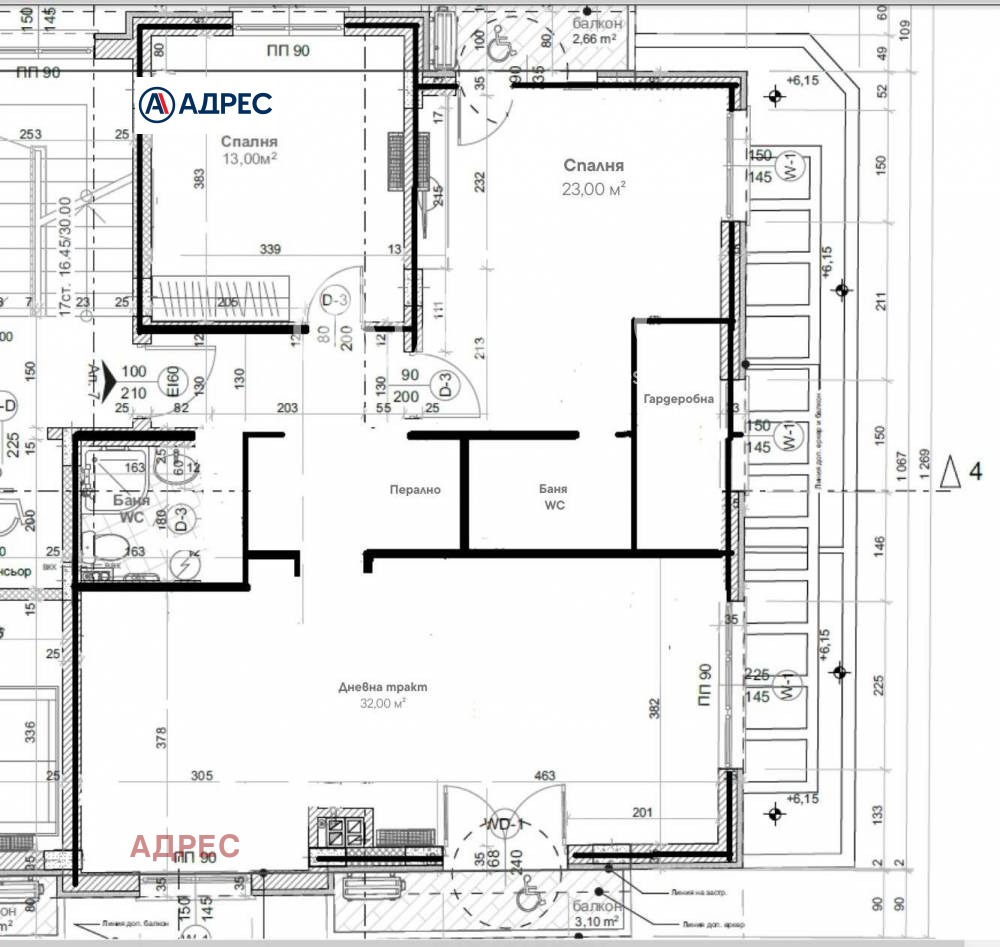 Продава 3-СТАЕН, гр. Варна, Централна поща, снимка 2 - Апартаменти - 54253438