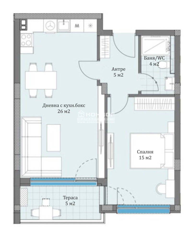 Zu verkaufen  1 Schlafzimmer Plowdiw , Ostromila , 73 qm | 33524378 - Bild [2]