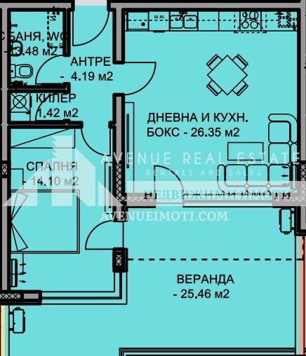 Продава  2-стаен град Пловдив , Остромила , 71 кв.м | 36303748 - изображение [3]