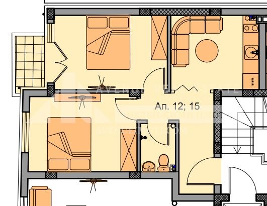 Te koop  2 slaapkamers Plovdiv , Christo Smirnenski , 60 m² | 45547095 - afbeelding [2]