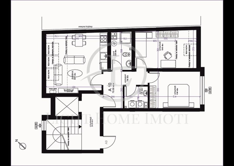 Продава 3-СТАЕН, гр. Пловдив, Съдийски, снимка 2 - Aпартаменти - 48050187