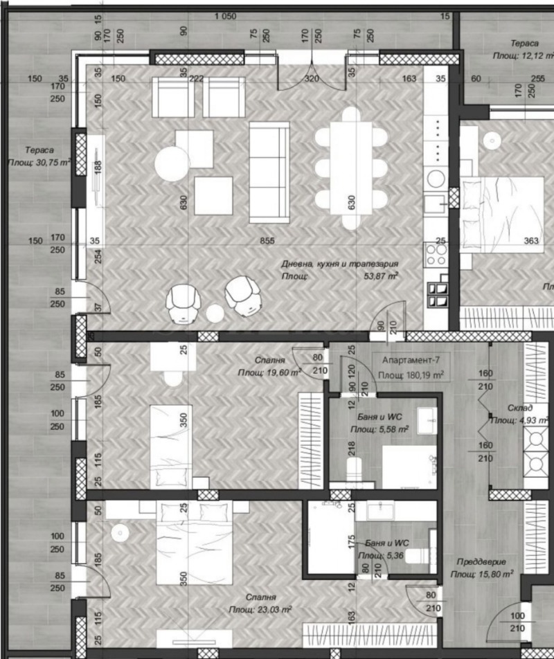 Продава 3-СТАЕН, гр. София, Център, снимка 2 - Апартаменти - 52399263