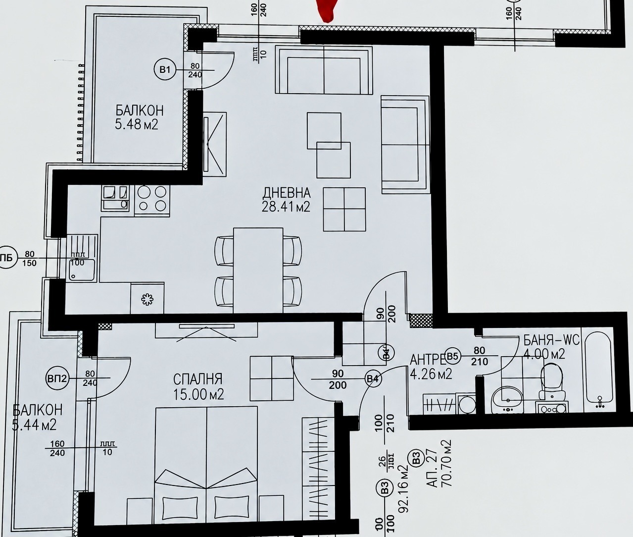 Продава 2-СТАЕН, гр. София, Драгалевци, снимка 11 - Апартаменти - 56506372