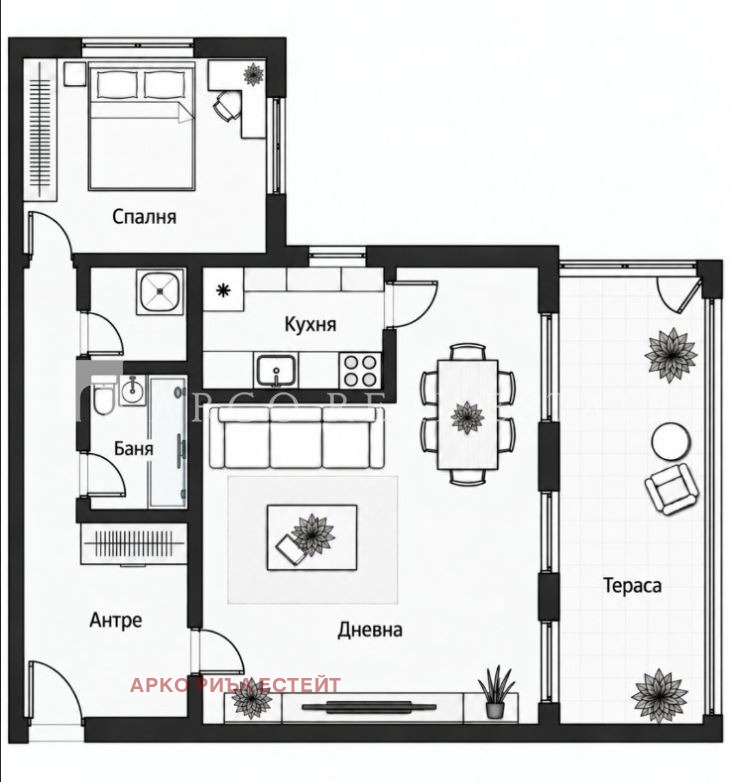 Продава 2-СТАЕН, гр. София, Младост 4, снимка 15 - Апартаменти - 56707190