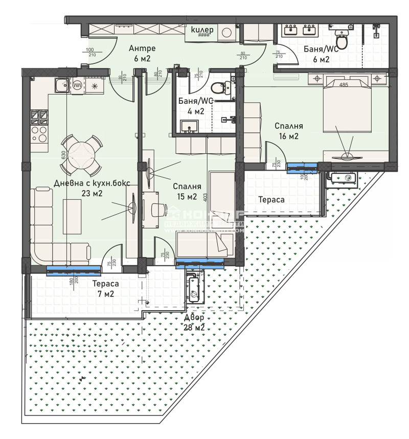 Продава 3-СТАЕН, гр. Пловдив, Кършияка, снимка 4 - Апартаменти - 52814900