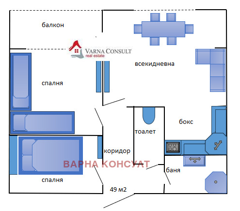 Продава  2-стаен град Варна , Владислав Варненчик 2 , 50 кв.м | 28164023