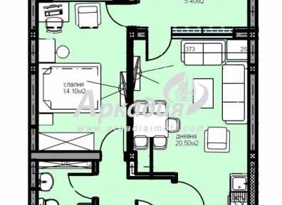 À venda  1 quarto Plovdiv , Vastanitcheski , 68 m² | 37997698