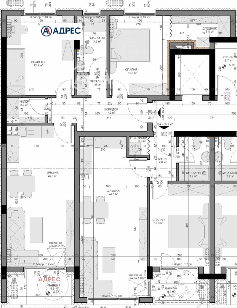Продается  2 спальни Варна , Владислав Варненчик 1 , 102 кв.м | 29156728 - изображение [5]