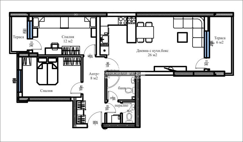Продава 3-СТАЕН, гр. Пловдив, Тракия, снимка 2 - Апартаменти - 52844753