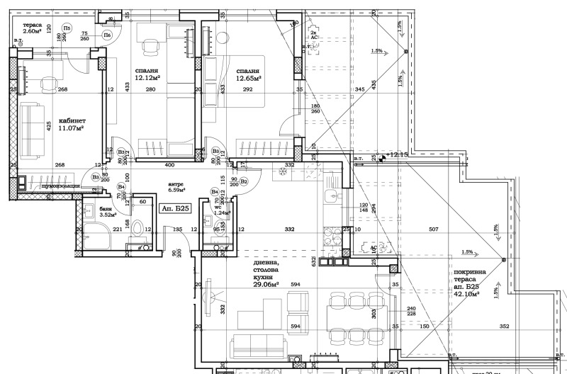 Продава 4-СТАЕН, гр. Пловдив, Христо Смирненски, снимка 2 - Aпартаменти - 45537793