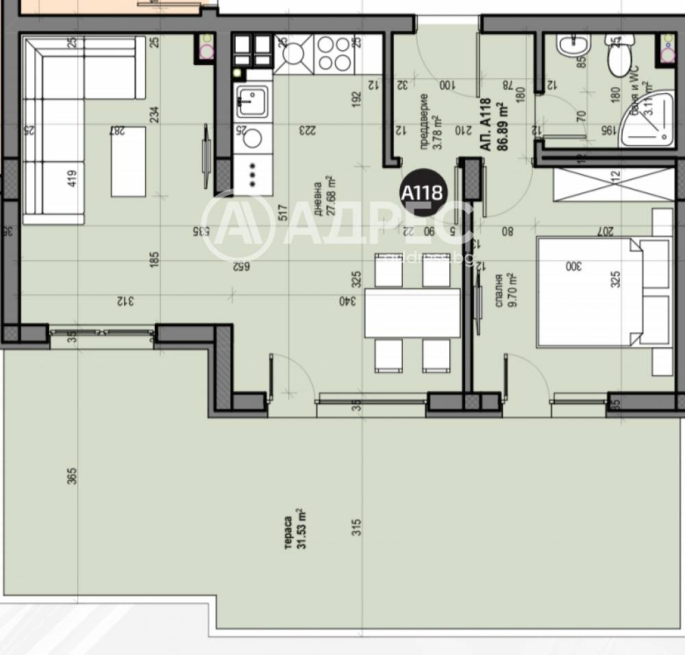 Продава 2-СТАЕН, гр. София, Люлин 5, снимка 3 - Апартаменти - 51349248