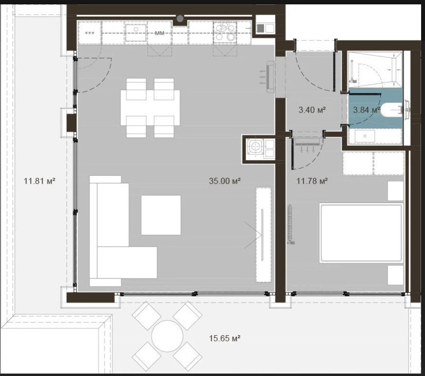 Продава 2-СТАЕН, гр. София, Малинова долина, снимка 4 - Апартаменти - 54119886