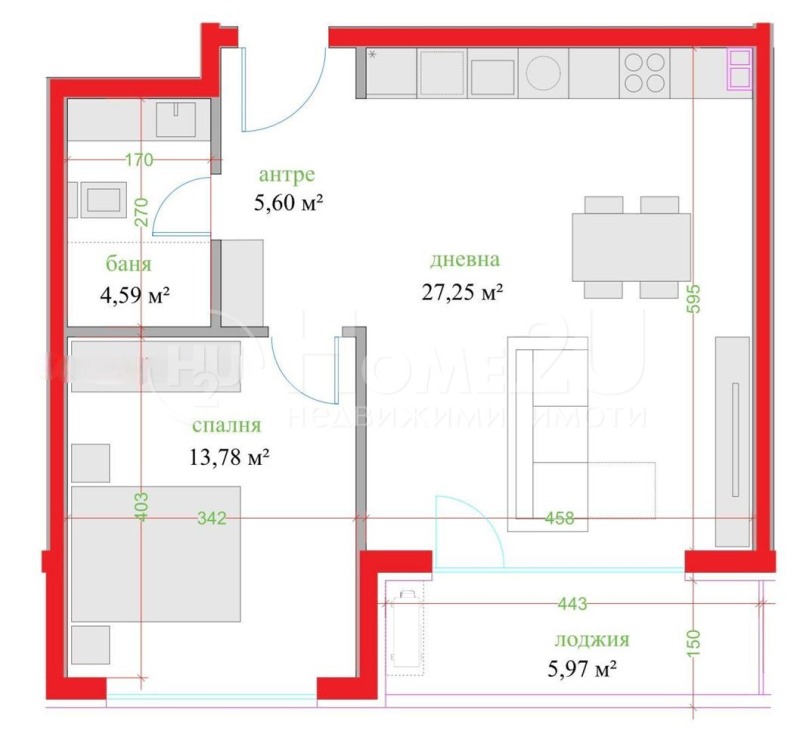 Продава 2-СТАЕН, гр. Варна, Трошево, снимка 2 - Aпартаменти - 49434281