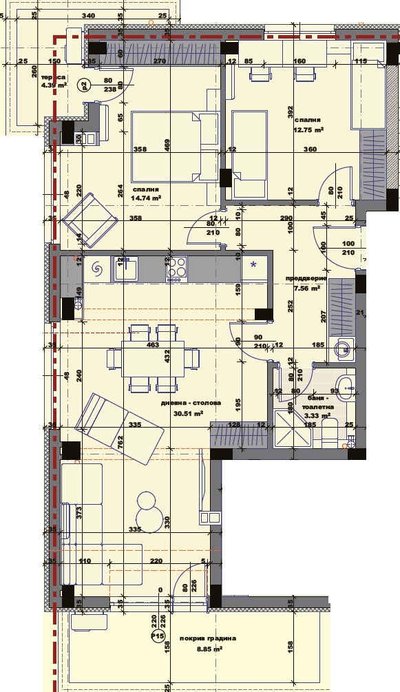For Sale  2 bedroom Stara Zagora , Zheleznik - iztok , 128 sq.m | 22998540 - image [3]