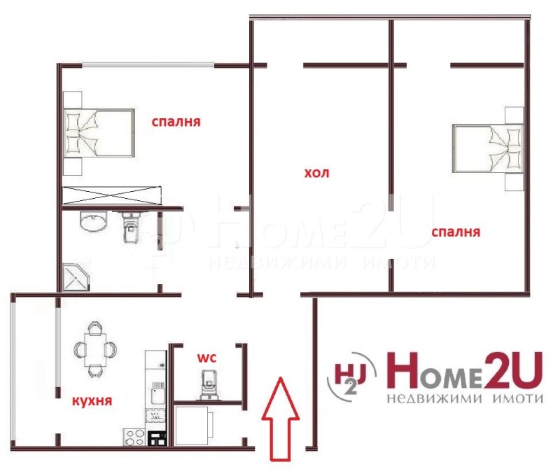 Продаја  2 спаваће собе Софија , Младост 3 , 85 м2 | 97327472 - слика [12]