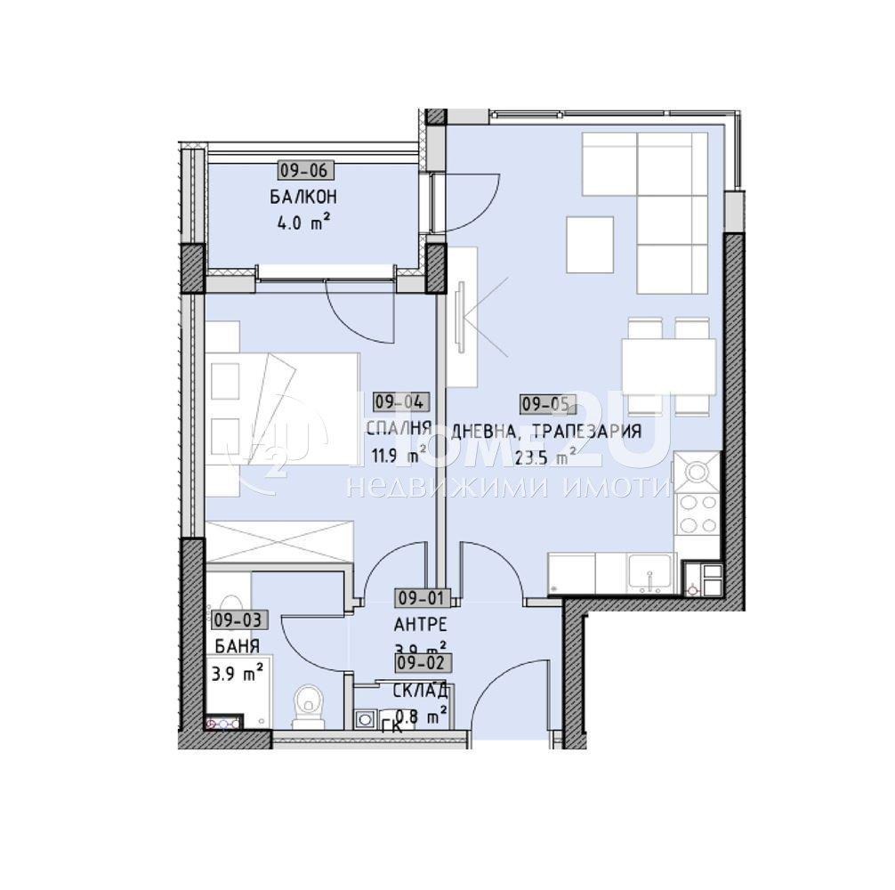 Продава 2-СТАЕН, гр. София, Малинова долина, снимка 4 - Апартаменти - 53704594