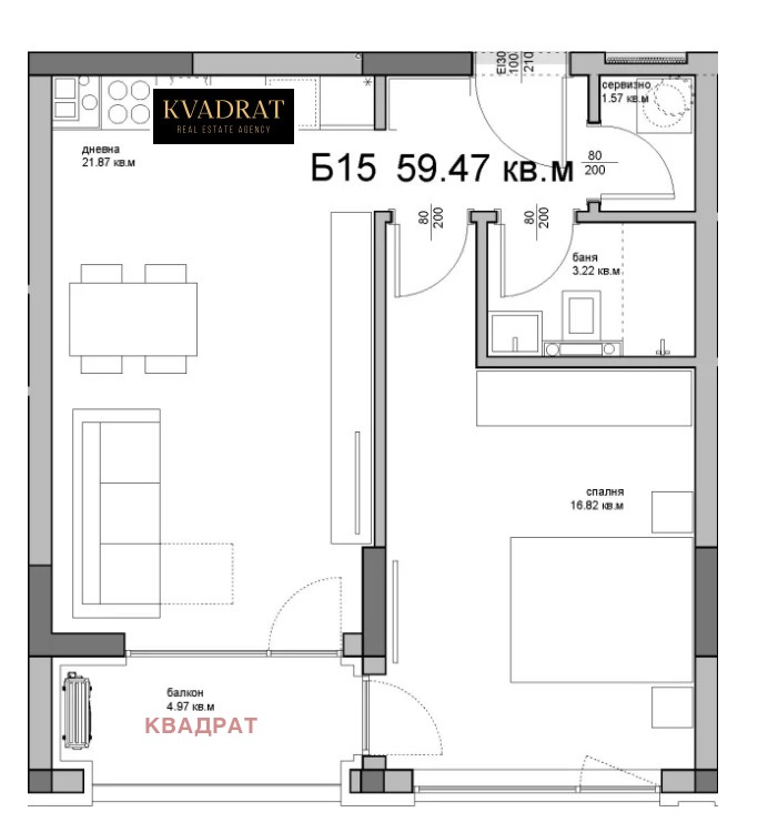 Продава 2-СТАЕН, гр. Варна, Аспарухово, снимка 3 - Апартаменти - 52474068