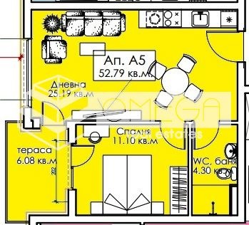 Продается  1 спальня область Бургас , Созопол , 69 кв.м | 64314063 - изображение [2]