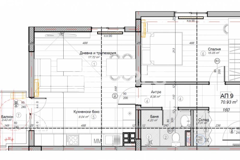 Продава 2-СТАЕН, гр. София, Слатина, снимка 3 - Апартаменти - 52837934