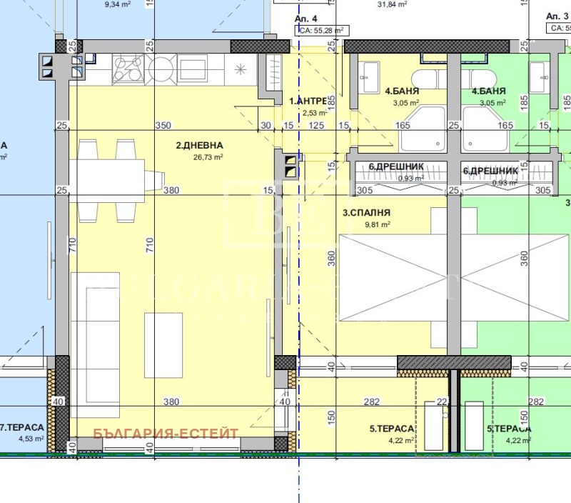 Продава 2-СТАЕН, гр. Варна, Виница, снимка 2 - Апартаменти - 53094101