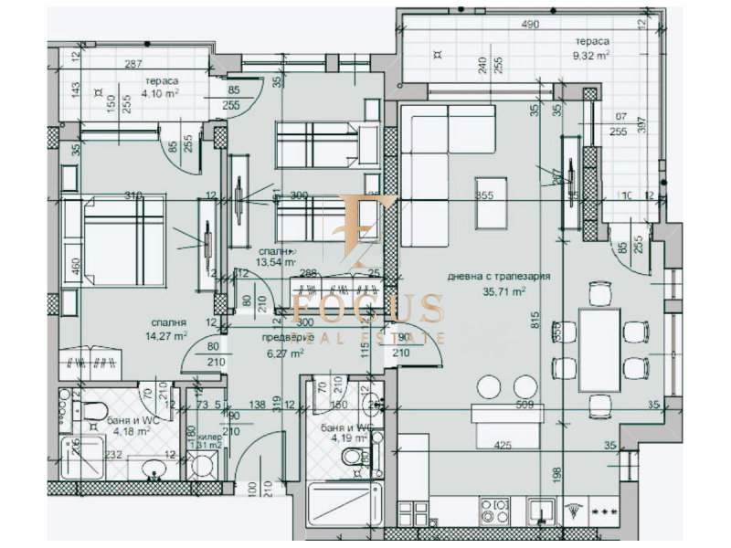 Na prodej  2 ložnice Plovdiv , Mladežki Chalm , 130 m2 | 44044004 - obraz [5]