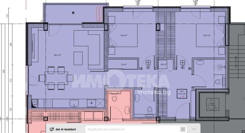 À vendre  2 chambres Varna , Vladislav Varnentchik 1 , 111 m² | 24586719 - image [9]
