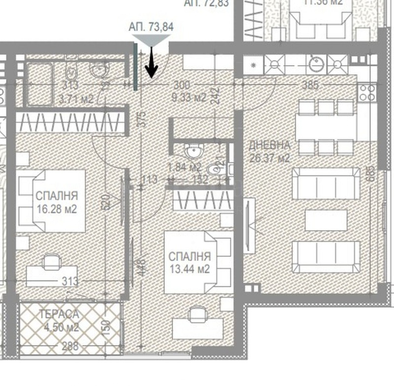 Продава 3-СТАЕН, гр. София, Малинова долина, снимка 11 - Апартаменти - 51593524