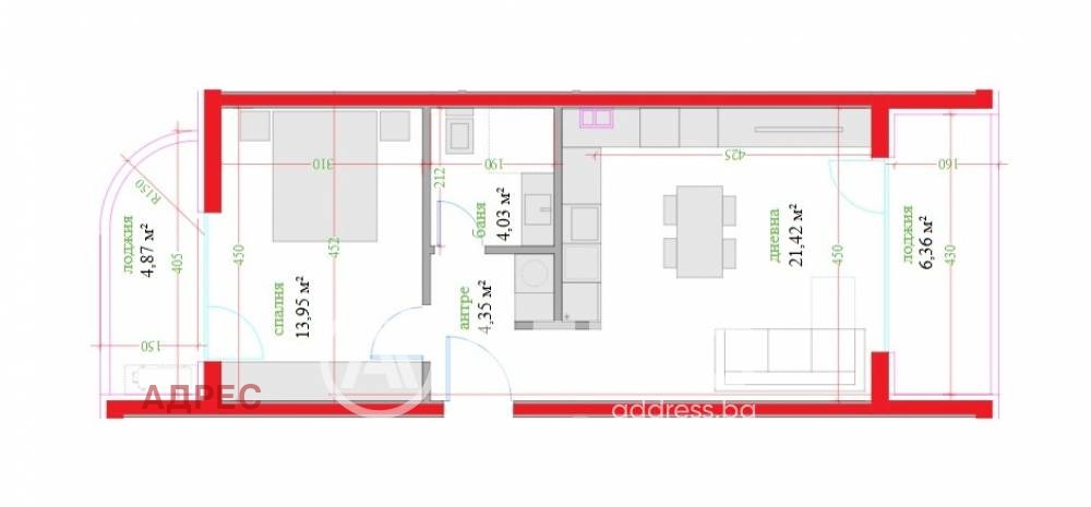Продава 2-СТАЕН, гр. Варна, Трошево, снимка 4 - Апартаменти - 54329635