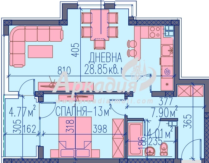 À venda  1 quarto Plovdiv , Centar , 87 m² | 48199131 - imagem [2]
