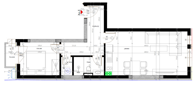 Продава 2-СТАЕН, гр. Варна, Гранд Мол, снимка 8 - Апартаменти - 52640227