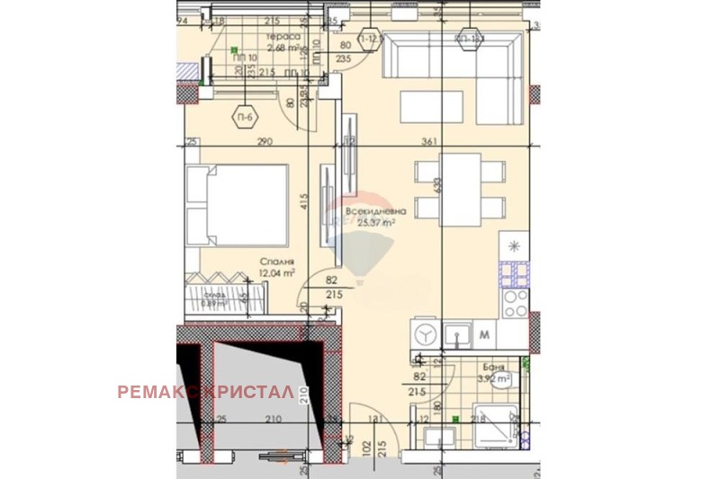 Продава 2-СТАЕН в град Пловдив, Тракия - 64 кв.м / 100 000 € » 195 583.00 лв., РЕМАКС КРИСТАЛ