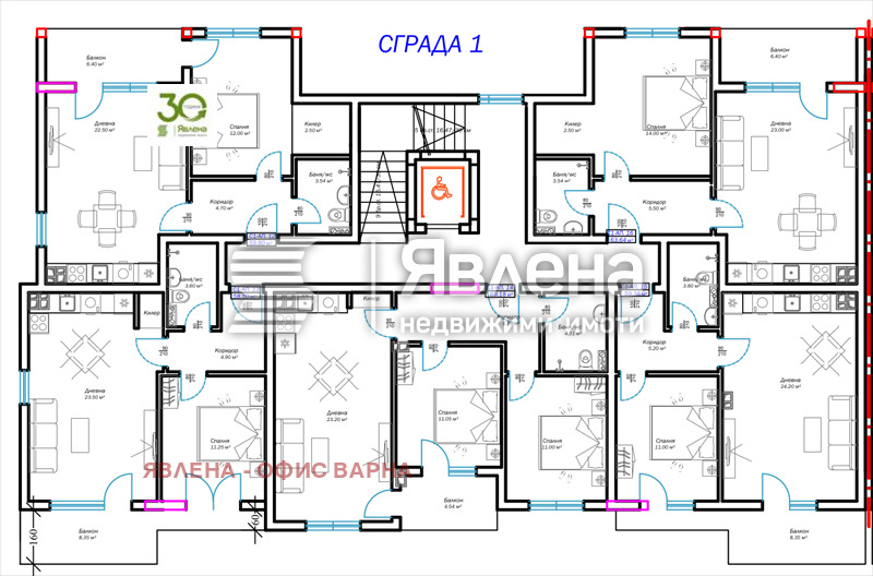 Na prodej  1 ložnice Varna , m-t Pčelina , 60 m2 | 13581123 - obraz [2]