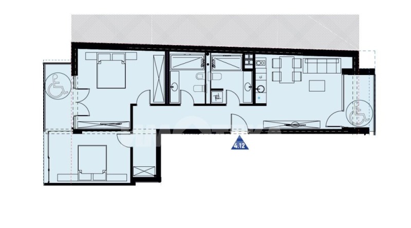 Продава 3-СТАЕН, гр. София, Център, снимка 2 - Апартаменти - 52063543